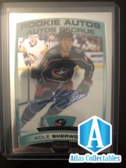 2020-21 OPC Platinum Kole Sherwood Rookie Auto Update RC